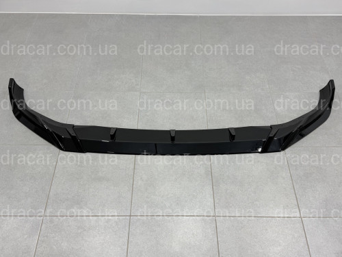 Накладка переднего бампера Paradigma BMW X7 G07 2023+, черный глянец артикул 10160