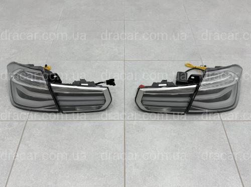 Задние LED фонари рестайлинг для BMW 3 series F30 2012-2018 белые, комплект 4шт. артикул 10113