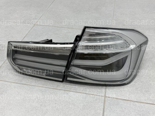 Задние LED фонари рестайлинг для BMW 3 series F30 2012-2018 белые, комплект 4шт. артикул 10113
