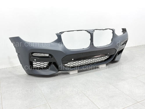 Передний бампер M Paket с туманками BMW X3 G01 / X4 G02 2018-2021 артикул 2815