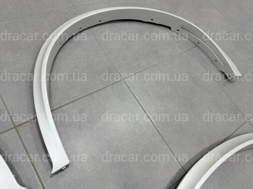 Расширители накладки арок M Paket BMW X6 F16 2013-2018 4шт цвет белый артикул 10227