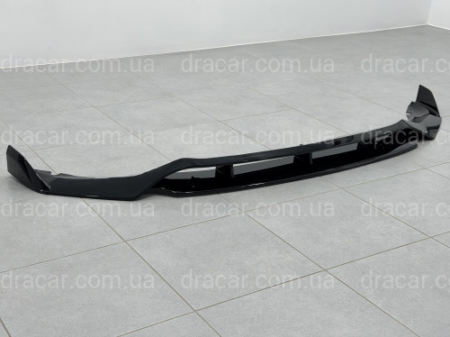 Юбка переднего бампера Paradigma BMW X5 G05 2018-2022 черный глянец артикул 10226