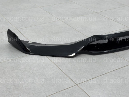 Юбка переднего бампера Paradigma BMW X5 G05 2018-2022 черный глянец артикул 10226