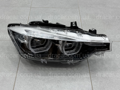 Фара правая Full LED BLACK для BMW 3 series F30 F31 2015-2018 БЕЗ БЛОКОВ артикул 10229