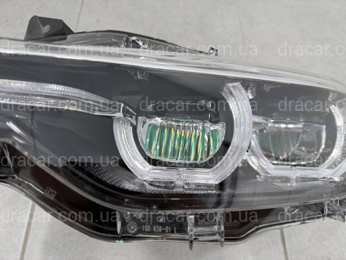 Фара левая Full LED BLACK для BMW 3 series F30 F31 2015-2018 БЕЗ БЛОКОВ артикул 10228