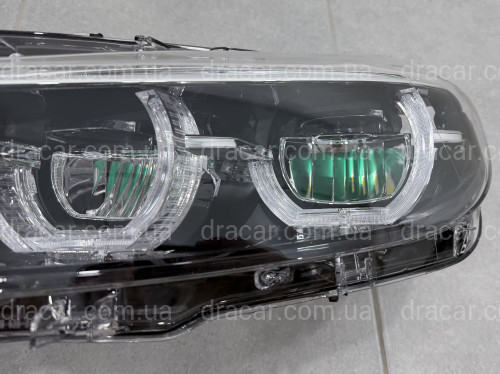 Фара левая Full LED BLACK для BMW 3 series F30 F31 2015-2018 БЕЗ БЛОКОВ артикул 10228