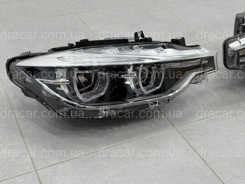 Фары FULL LED LCI для BMW 3 series F30 F31 2012-2018 КСЕНОН В ЛЕД ПОД БЛОК артикул 10232