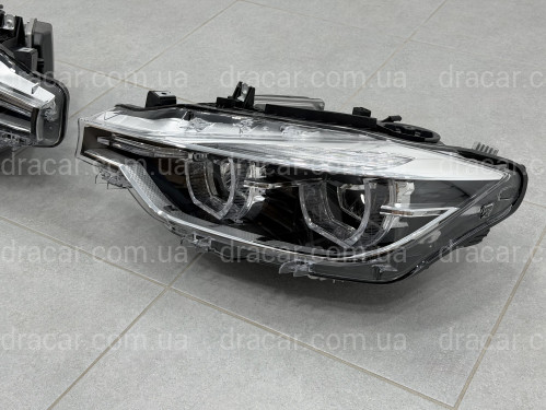 Фары FULL LED LCI для BMW 3 series F30 F31 2012-2018 КСЕНОН В ЛЕД ПОД БЛОК артикул 10232
