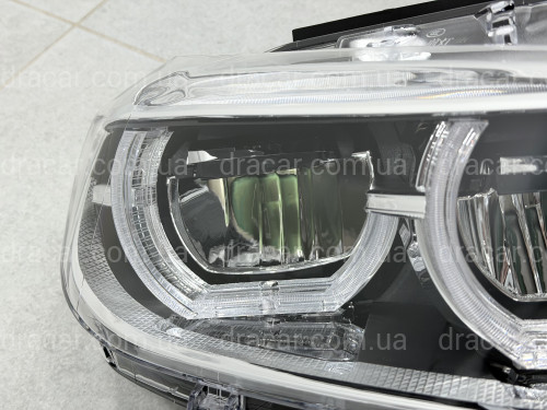 Фары FULL LED LCI для BMW 3 series F30 F31 2012-2018 ГАЛОГЕН В ЛЕД артикул 10233