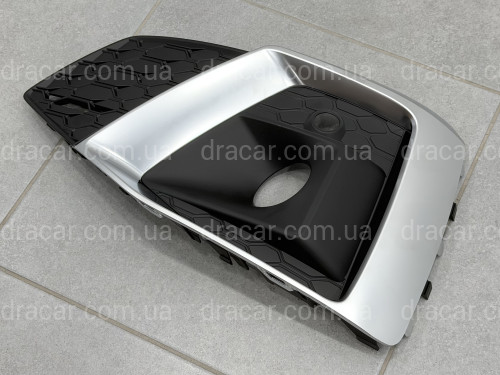 Решетка бампера ЛЕВАЯ S-Line 8W6807681T3Q7 для Audi A5 B9 2020-2025 артикул 10248