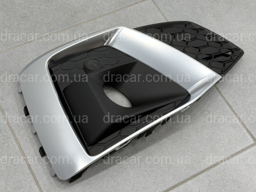 Решетка бампера ПРАВАЯ S-Line 8W6807682T3Q7 для Audi A5 B9 2020-2025 артикул 10249