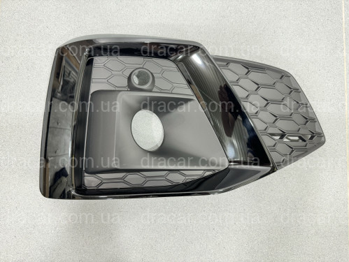Решетка бампера ПРАВАЯ S-Line Black 8W6807682TT94 для Audi A5 B9 2020-2025 артикул 10267