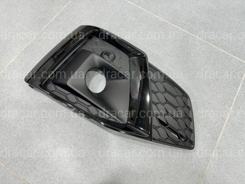 Решетка бампера ПРАВАЯ S-Line Black 8W6807682TT94 для Audi A5 B9 2020-2025 артикул 10267