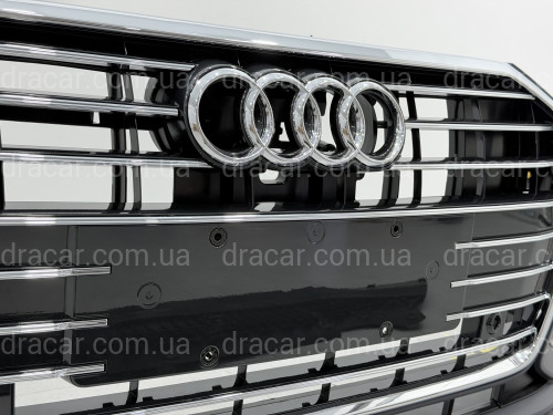 Бампер передний в сборе S-Line CHROME для Audi A6 C8 2018+ артикул 9365