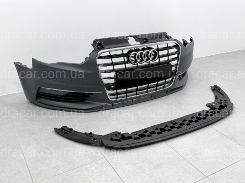 Бампер передний в сборе для Audi A3 СЕДАН 2014-2017 артикул 9519
