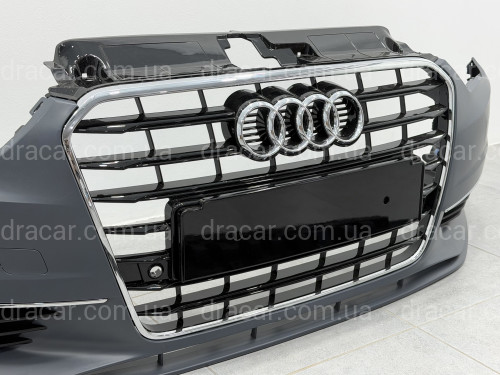 Бампер передний в сборе для Audi A3 СЕДАН 2014-2017 артикул 9519