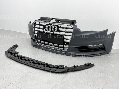 Бампер передний в сборе для Audi A3 СЕДАН 2014-2017 артикул 9519