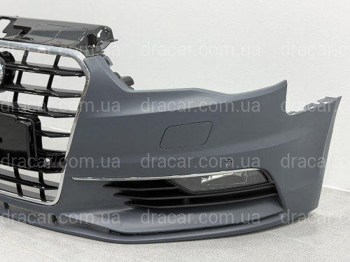 Бампер передний в сборе для Audi A3 СЕДАН 2014-2017 артикул 9519