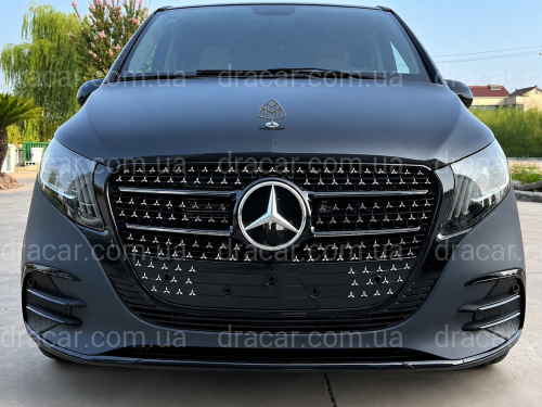 Бампер передний AMG BLACK 2024+ Mercedes V Class Vito Metris W447 2014- артикул 10286