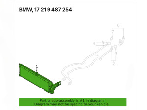 17219487254 BMW Радиатор охлаждения АКПП 2.0 / 3.0