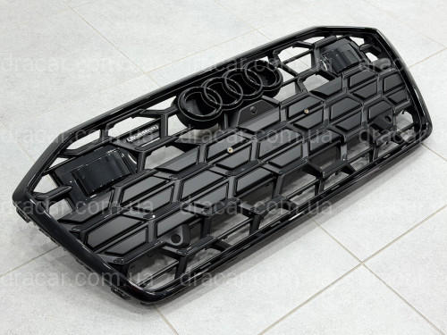 Решетка бампера S-line 2022+ BLACK 4K0853651T 3FZ для Audi A6 C8 2018+ артикул 9525