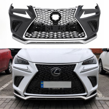 Бампер  F-Sport рестайлинг 2018+ для Lexus NX 2014-2021 