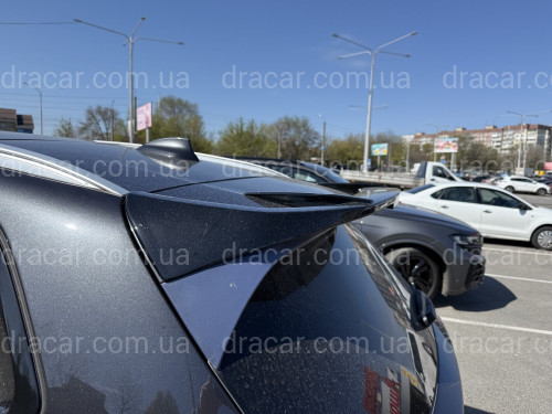 Спойлер на крышку багажника BMW X3 G01 2018-2024 ABS пластик, цвет черный глянец артикул 9141
