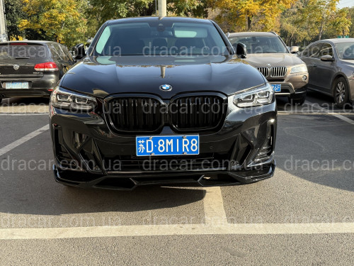 Юбка переднего бампера M-Performance для BMW X3 G01 / X4 G02 2022-2024 артикул 9572