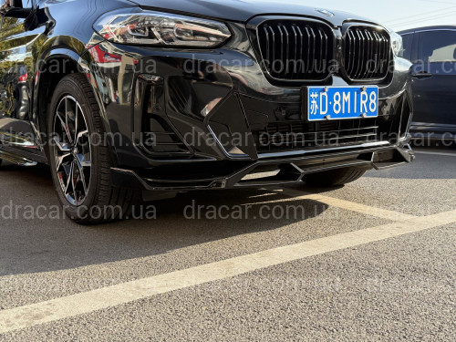Юбка переднего бампера M-Performance для BMW X3 G01 / X4 G02 2022-2024 артикул 9572