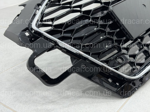 Решетка радиатора стиль RS4 для Audi A4 B9 2020-2024 артикул 10350