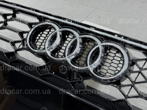 Решетка радиатора стиль RS4 для Audi A4 B9 2020-2024 артикул 10350