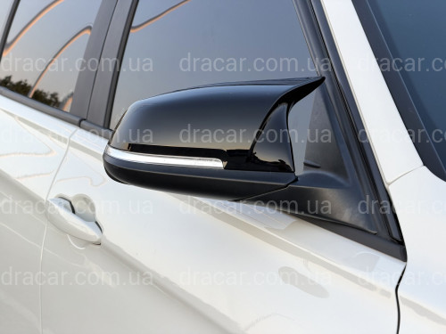 Крышки зеркал для BMW 3 series F30 F31 2012-2018, черный глянец артикул 9639