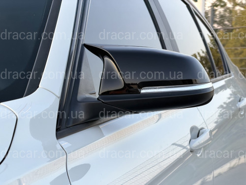 Крышки зеркал для BMW 3 series F30 F31 2012-2018, черный глянец артикул 9639