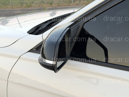 Крышки зеркал для BMW 3 series F30 F31 2012-2018, черный глянец артикул 9639