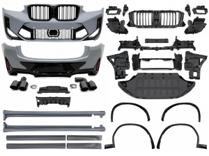 Обвес X4M F98 LCI для BMW X4 G02 F98 2022-2024 (бампера в сборе, арки, пороги, молдинги, вых. трубы)