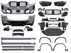 Рестайлинг комплект обвеса X4M F98 2022+ для BMW X4 G02 F98 2018-2021