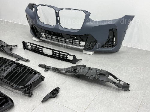Комплект рестайлинга передней части M paket LCI 2022+ для BMW X3 G01 2018-2021 / BMW X4 G02 2018-2021 артикул 8688