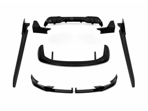 Комплект обвеса лезвия Paradigm для BMW X5 G05 M paket LCI 2023-2026, цвет черный глянец V1