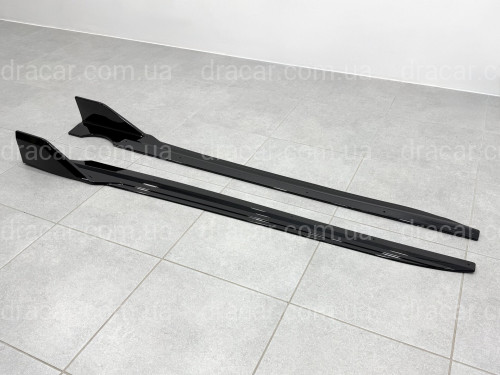 Комплект обвеса лезвия Paradigm для BMW X5 G05 M paket LCI 2023-2026, цвет черный глянец V1 артикул 10533