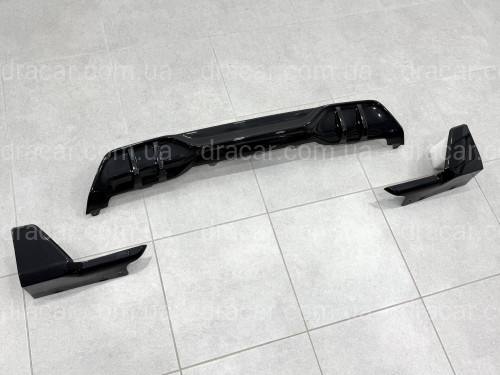 Комплект обвеса лезвия Paradigm для BMW X5 G05 M paket LCI 2023-2026, цвет черный глянец V1 артикул 10533
