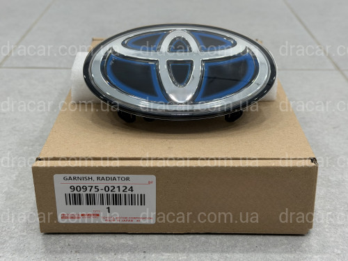 Эмблема TOYOTA под ДИСТРОНИК под стеклом синя 9097502124 артикул 10538