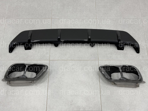 Комплект обвеса M paket LCI Paradigm для BMW X6 G06 2023+, цвет черный глянец артикул 9760