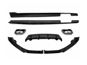 Комплект обвеса M paket LCI Paradigm для BMW X6 G06 2023+, цвет черный глянец