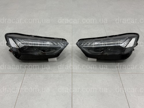 Фары LED рестайлинг 2021+ для AUDI Q5 2017-2020 2шт. комплектные с блоками артикул 10429