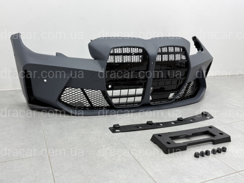 Бампер передний в стиле M3 G80 для BMW G20 G21 2018-2022 артикул 9618
