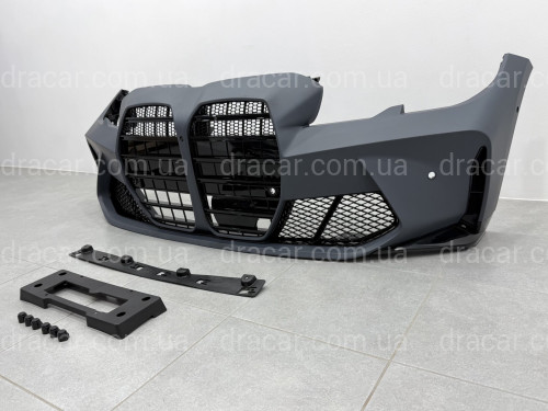 Бампер передний в стиле M3 G80 для BMW G20 G21 2018-2022 артикул 9618