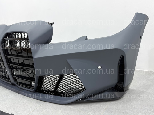 Бампер передний в стиле M3 G80 для BMW G20 G21 2018-2022 артикул 9618