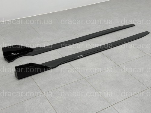 Комплект обвеса Paradigm LCI BMW X7 G07 2023+, черный глянец ( губа передняя, губа задняя, лезвия порогов, спойлер на крышку багажника) артикул 10572