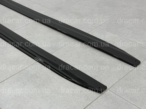 Комплект обвеса Paradigm LCI BMW X7 G07 2023+, черный глянец ( губа передняя, губа задняя, лезвия порогов, спойлер на крышку багажника) артикул 10572