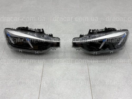 Фары FULL LED 2 линзи для BMW 3 series F30 F31 2015-2018 КСЕНОН И ЛЕД В ЛЕД артикул 9025